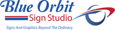 Blue Orbit Sign Studio Official Logo