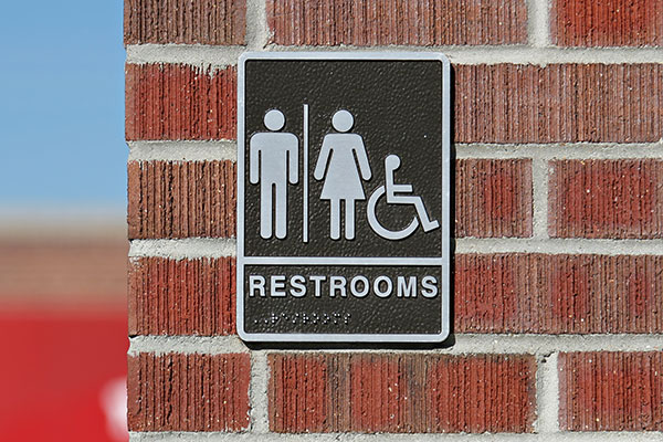Restrooms Ada Sign In Concord - Sign Source Solution