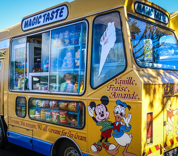 Custom Ice Cream Truck Wrap In Concord - Sign Source Solution