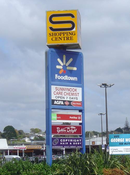 Shopping Center Directory Sign
